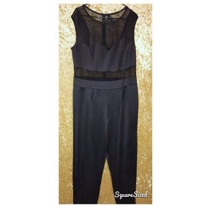 Ashley Stewart Pants - Just Meshing With You Black Romper Ashley Stewart Pants - Just Meshing With You Black Romper